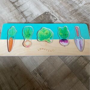 Lovevery Community Garden Wooden Puzzle | Montessori Toddler Toy